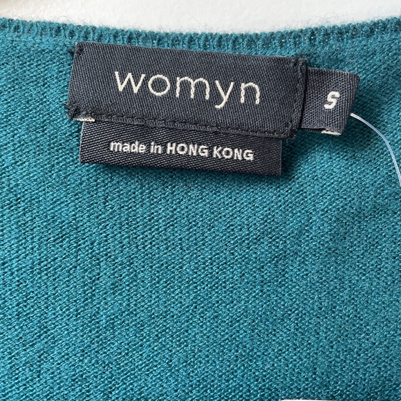Womyn Knit Camisole in Teal Small NWT - Picture 2 of 7